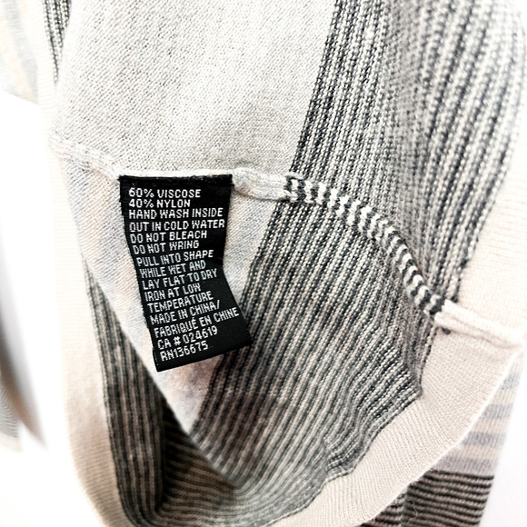 Orly Grey & Black Striped Long Sleeve - Picture 4 of 10